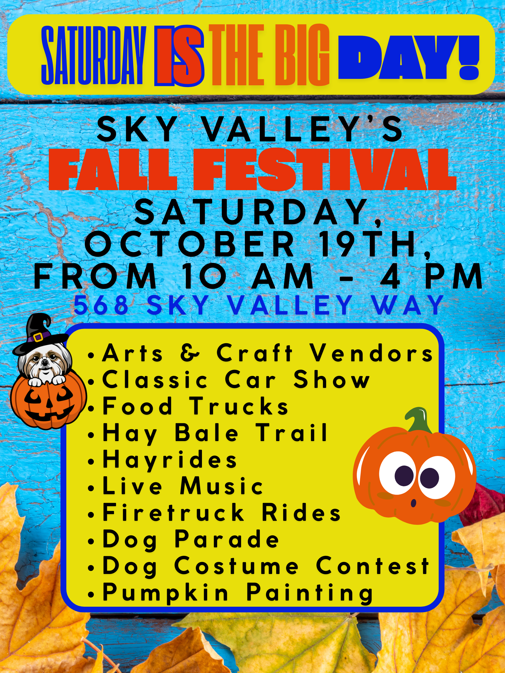 Fall fest Tomorrow