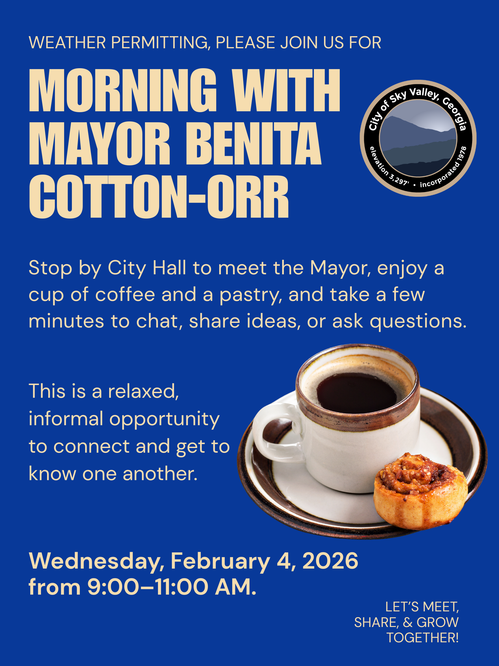 Morning with the Mayor